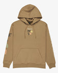 RVCA Mens Deep Think Hoodie - Coyote