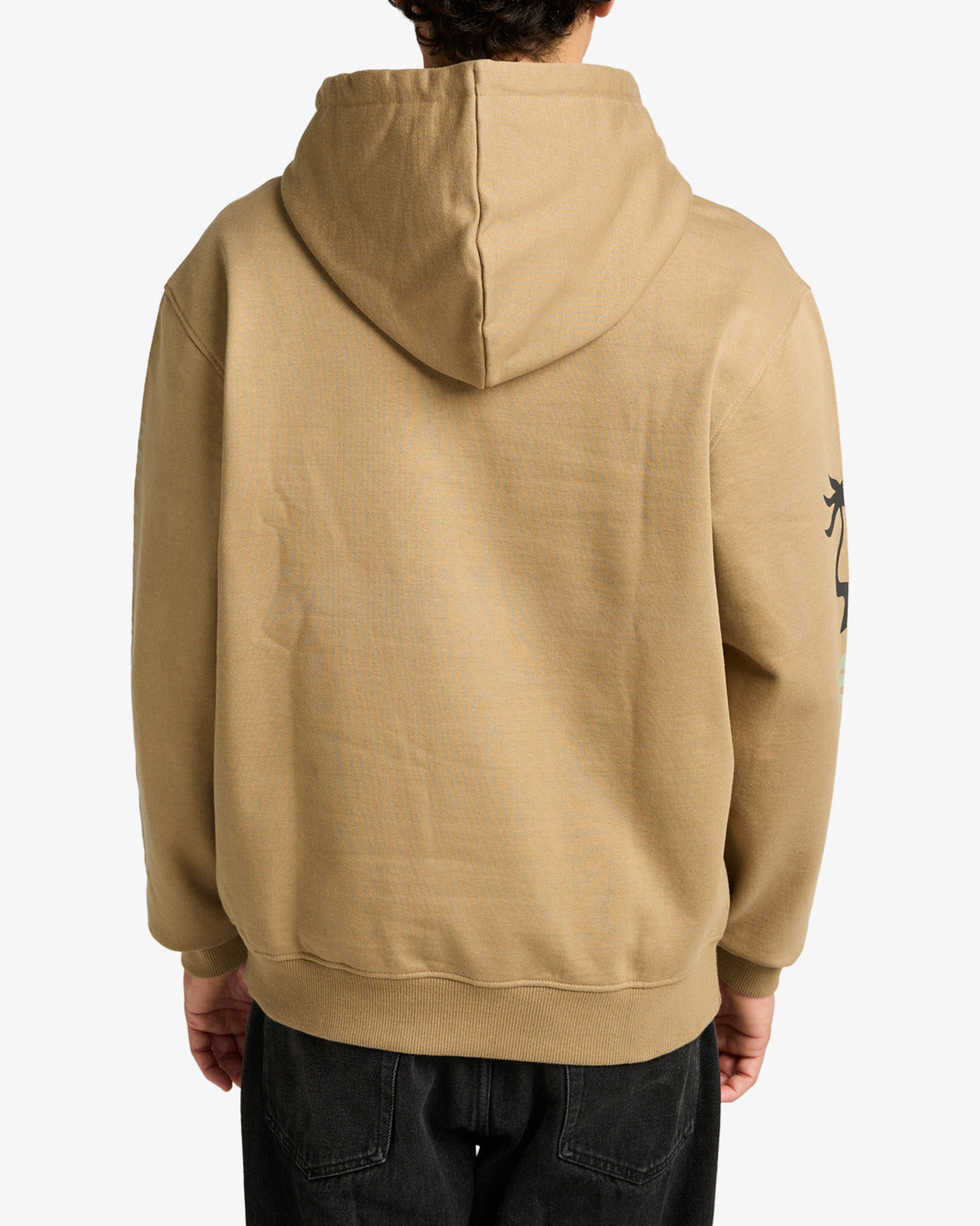 RVCA Mens Deep Think Hoodie - Coyote