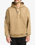 RVCA Mens Deep Think Hoodie - Coyote
