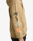 RVCA Mens Deep Think Hoodie - Coyote