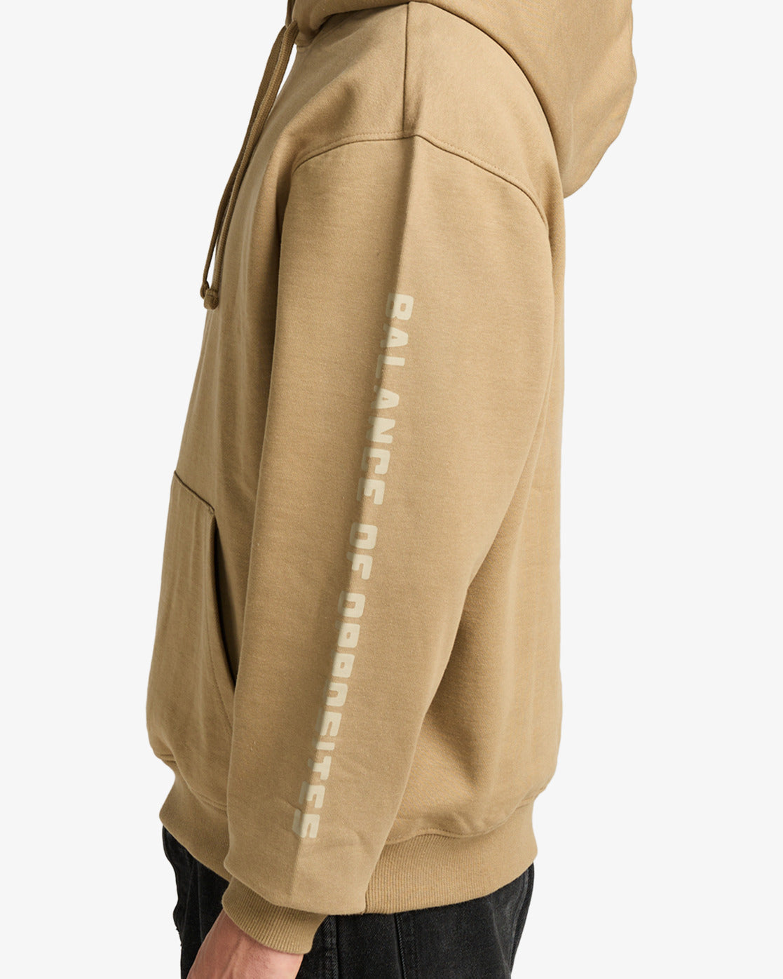 RVCA Mens Deep Think Hoodie - Coyote