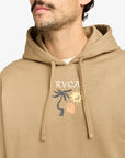 RVCA Mens Deep Think Hoodie - Coyote