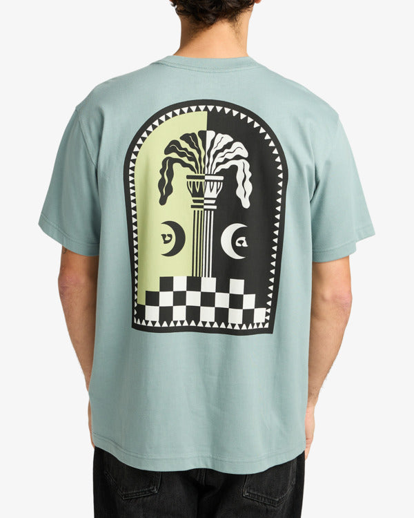 RVCA Mens Column T-Shirt - Lead