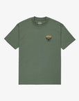 RVCA Mens Butterfly Poster T-Shirt - Balsam Green