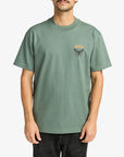 RVCA Mens Butterfly Poster T-Shirt - Balsam Green