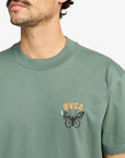 RVCA Mens Butterfly Poster T-Shirt - Balsam Green