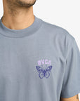 RVCA Mens Butterfly Poster T-Shirt - Flint Stone