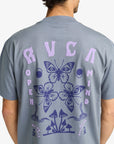 RVCA Mens Butterfly Poster T-Shirt - Flint Stone