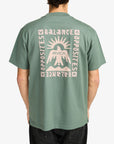 RVCA Mens Las Cruces T-Shirt - Balsam Green
