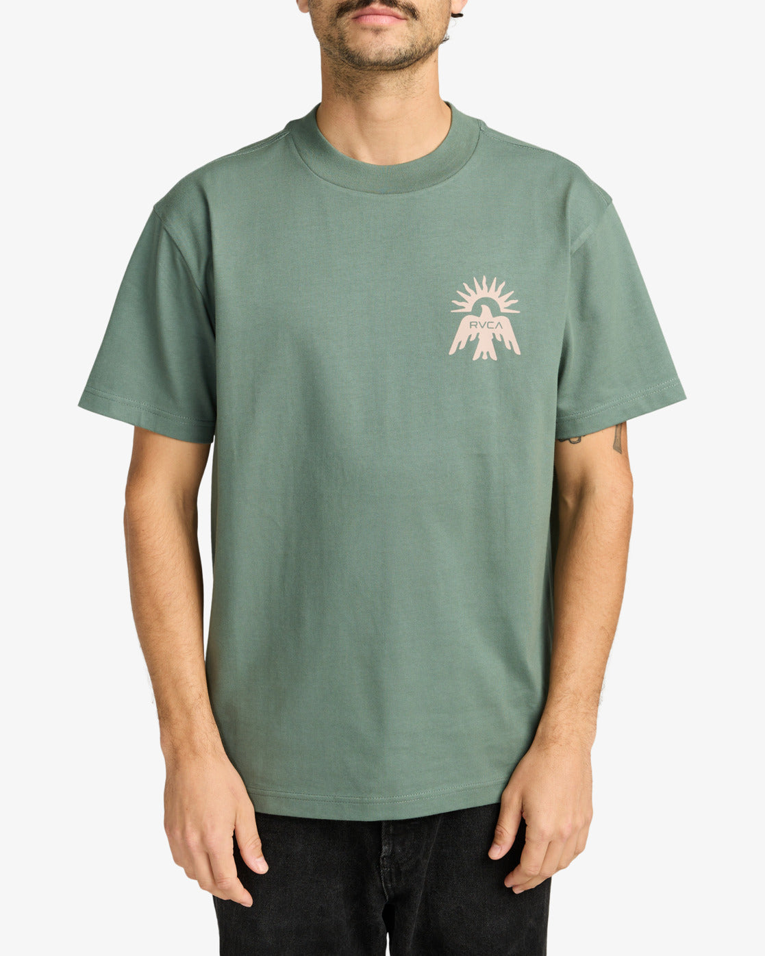 RVCA Mens Las Cruces T-Shirt - Balsam Green