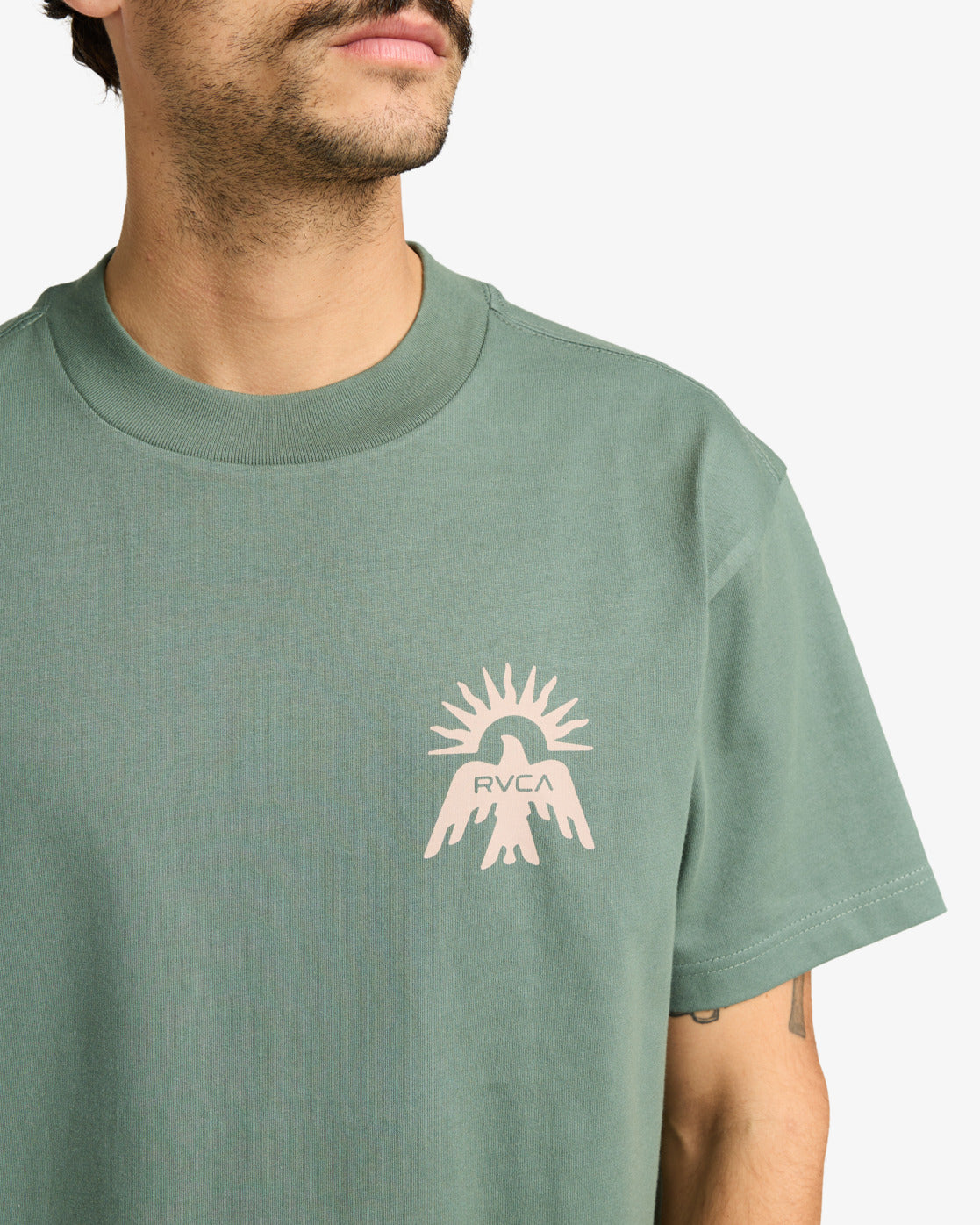 RVCA Mens Las Cruces T-Shirt - Balsam Green