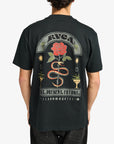 RVCA Mens Roses Poster T-Shirt - Black