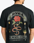 RVCA Mens Roses Poster T-Shirt - Black