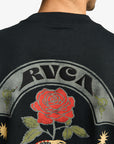 RVCA Mens Roses Poster T-Shirt - Black