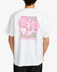 RVCA Mens Flower Balance T-Shirt - White