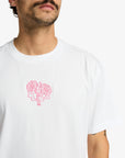 RVCA Mens Flower Balance T-Shirt - White