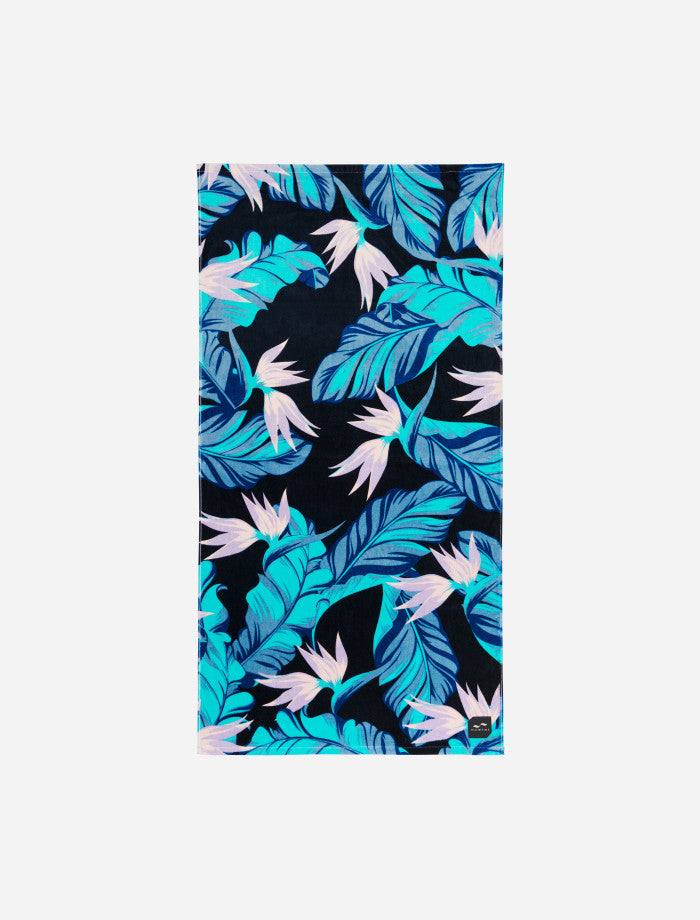 Slowtide Mauka Beach Towel - Black - ManGo Surfing