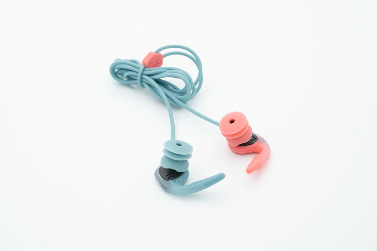 Surf Ears 4.0 Ear Plugs - Coral/Sky - ManGo Surfing