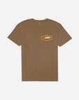 Lost Mens Burnout Vintage Dye T-Shirt - Walnut - ManGo Surfing