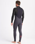 C-Skins Mens NuWave Legend 5/4/3 Back Zip Steamer - Anthracite/Black/Rust