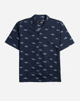 Lost Mens Tapa Woven Shirt - Navy - ManGo Surfing