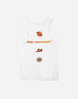 Lost Mens Authentic Tank Top - White - ManGo Surfing