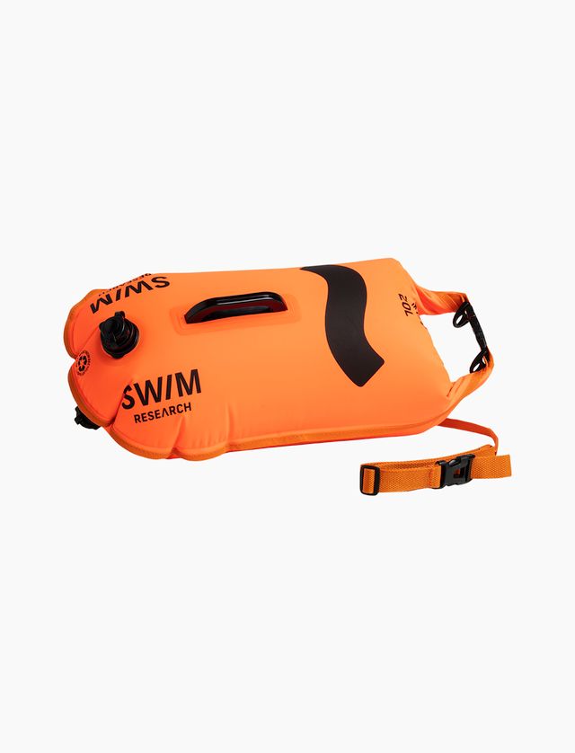 Swim Research Swim Safety Buoy and Dry Bag (20L) - Orange - ManGo Surfing