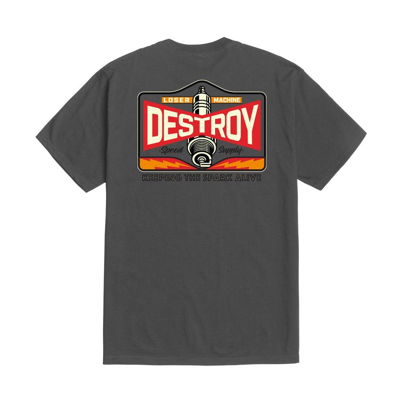 Loser Machine Hot Spark Stock Short Sleeve T-Shirt - Vintage Black