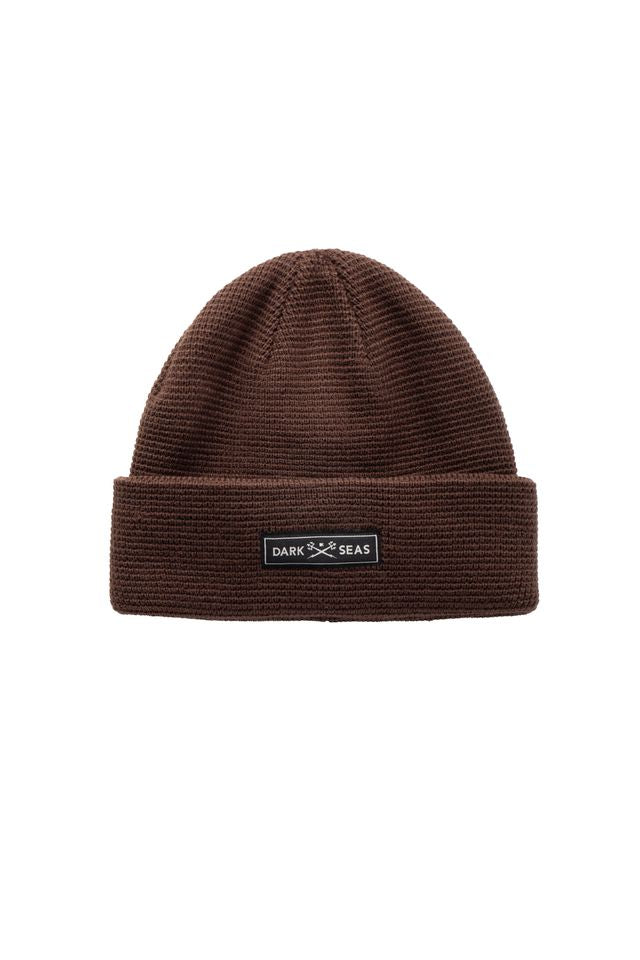 Dark Seas Dawn Patrol Beanie - One Size - Brown