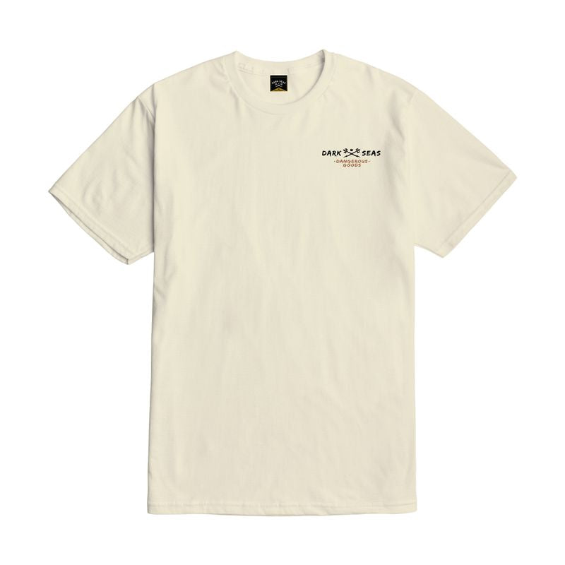 Dark Seas Bite First Premium Short Sleeve T-Shirt - Cream