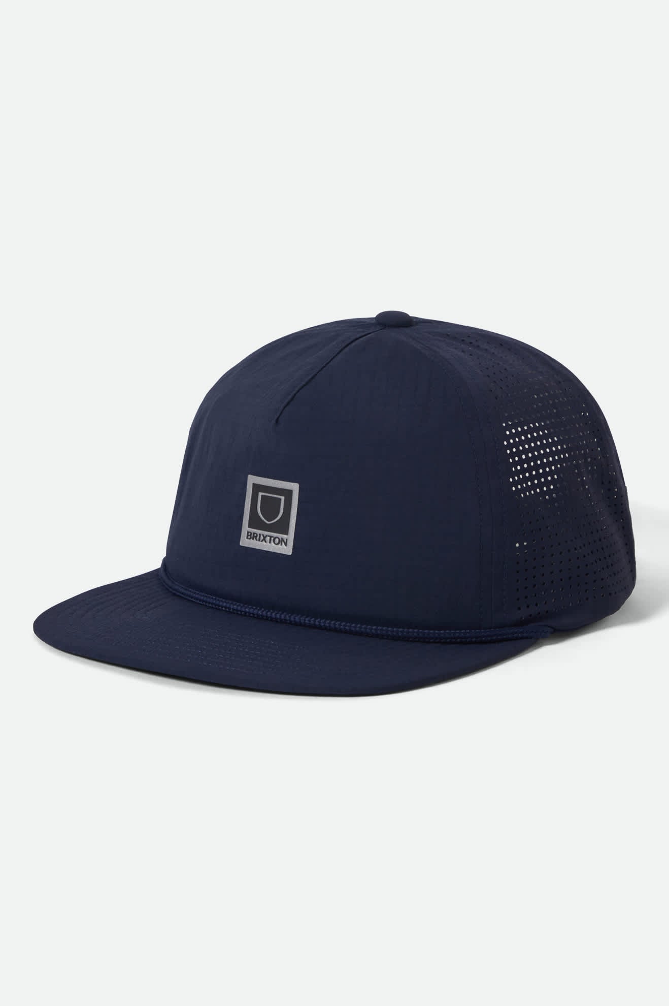 Brixton Journey Performance Snapback Hat - Midnight Blue
