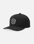 Brixton Crest C MP Snapback Cap - Black