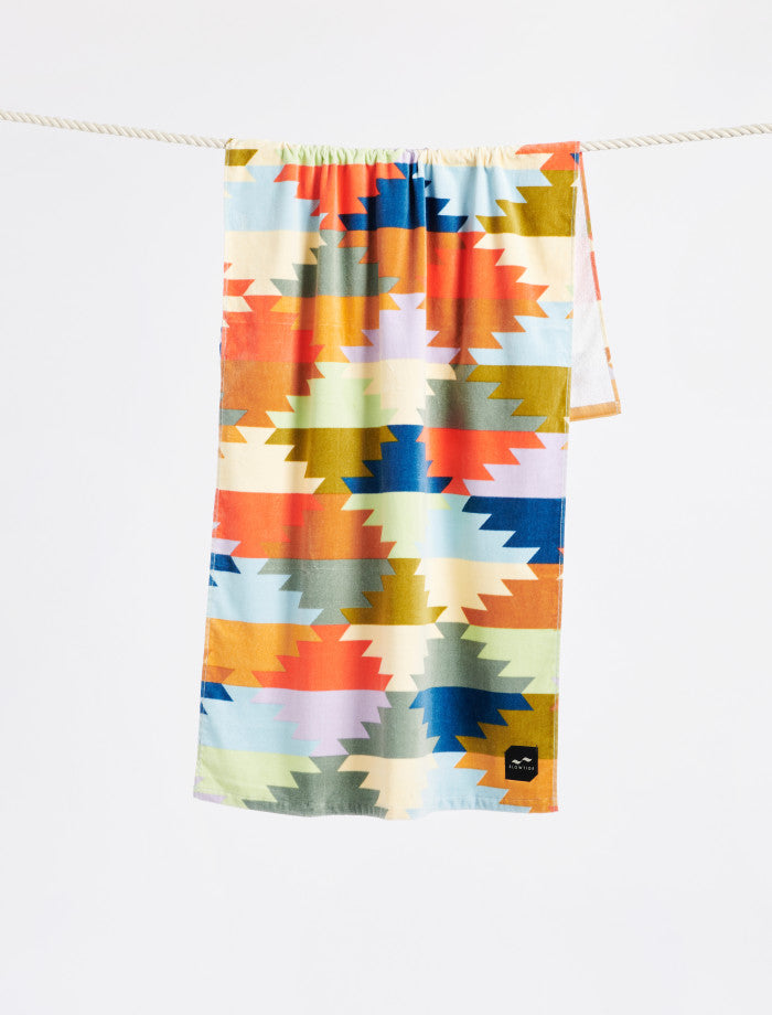 Slowtide Stacked Beach Towel - Brush - ManGo Surfing