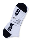 Old Guys Rule Stacked Logo Sports Socks (One Pair) - One Size - White/Navy