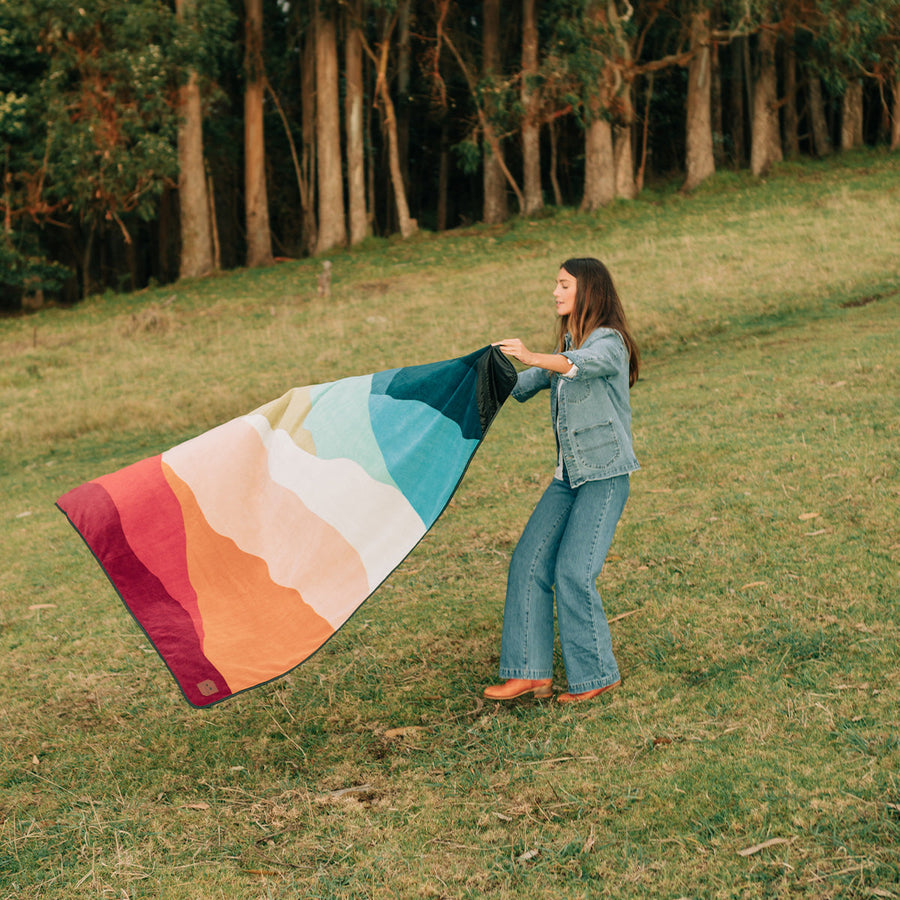 Slowtide Haleakala Camp Blanket - Multicoloured