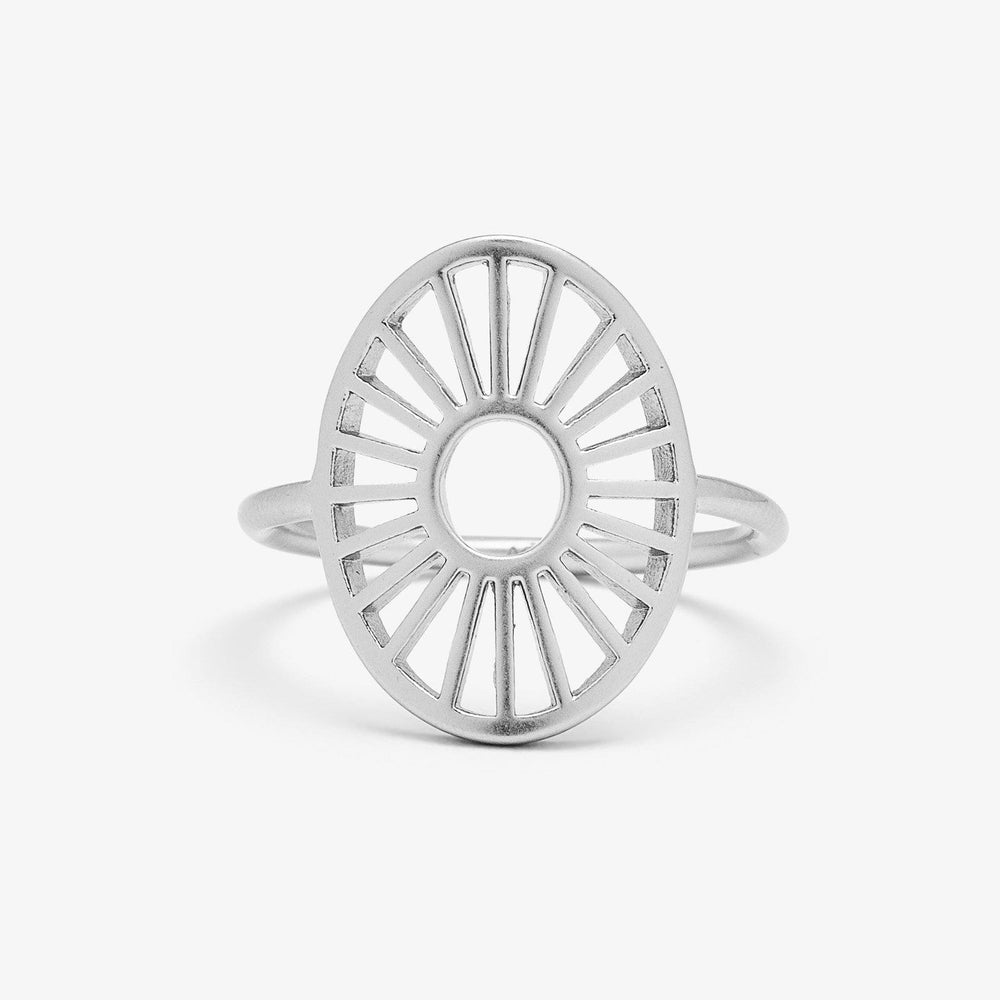 Pura Vida Sunburst Ring - Silver - ManGo Surfing