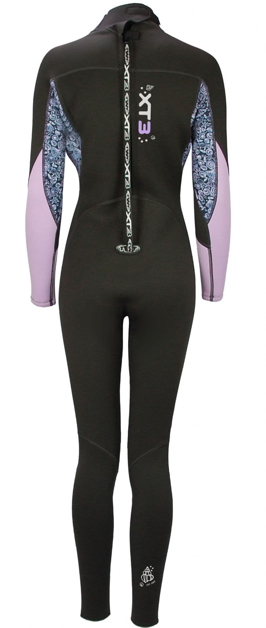 TWF Womens XT3 3mm Fullsuit - Lavender/Shell - ManGo Surfing