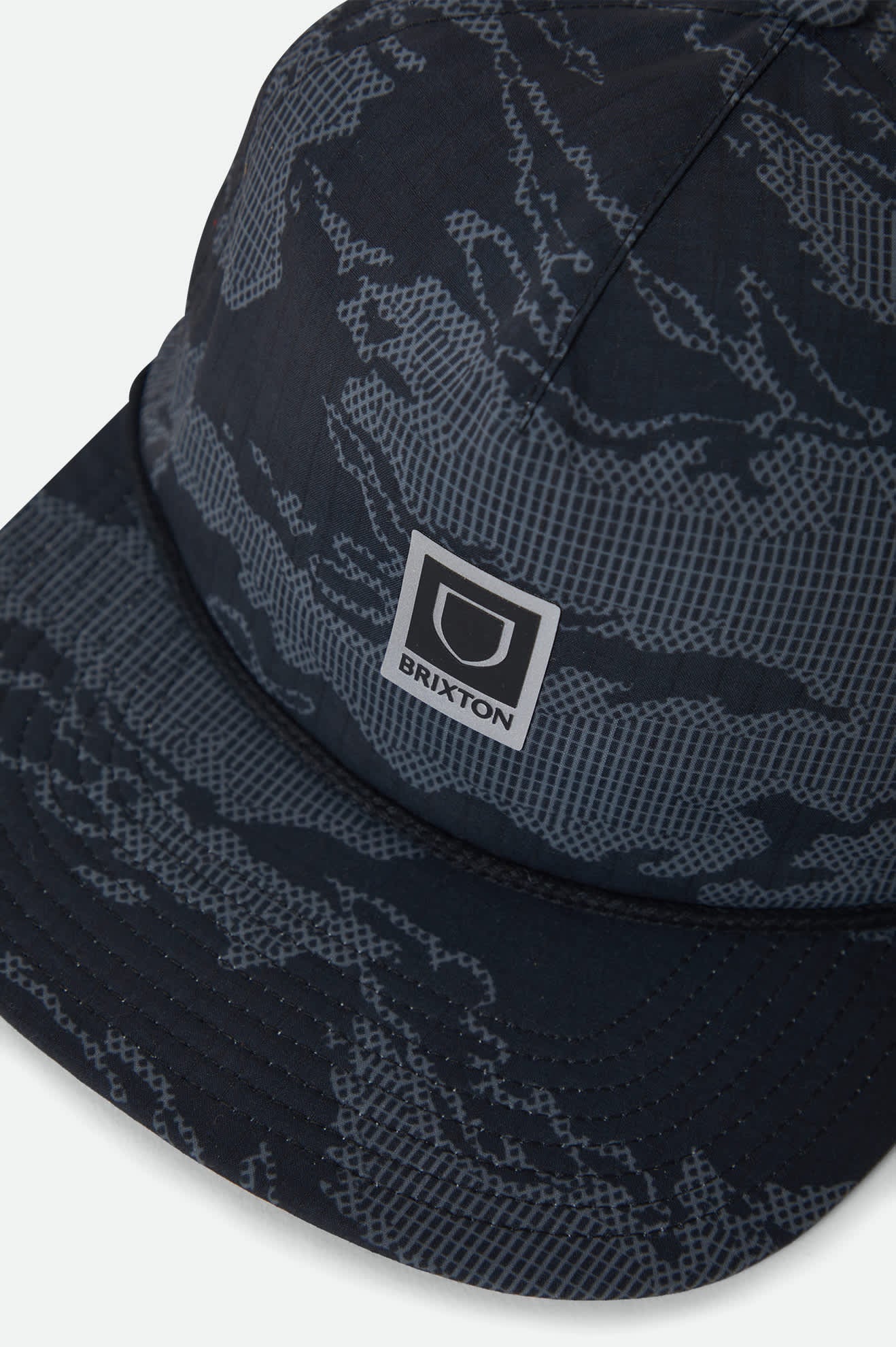 Brixton Journey Performance Snapback Hat - Black Tiger Camo