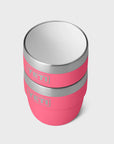 Yeti Rambler 4oz Stackable Espresso Cups (2 Pack) - Tropical Pink