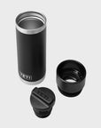 Yeti Rambler 18oz bottle with Hotshot Cap - Black - ManGo Surfing