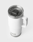 Yeti Rambler 20oz (591ml) Travel Mug / White - ManGo Surfing