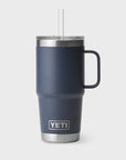 Yeti Rambler 25 oz (710 ml) Mug with Straw Cap - Navy - ManGo Surfing