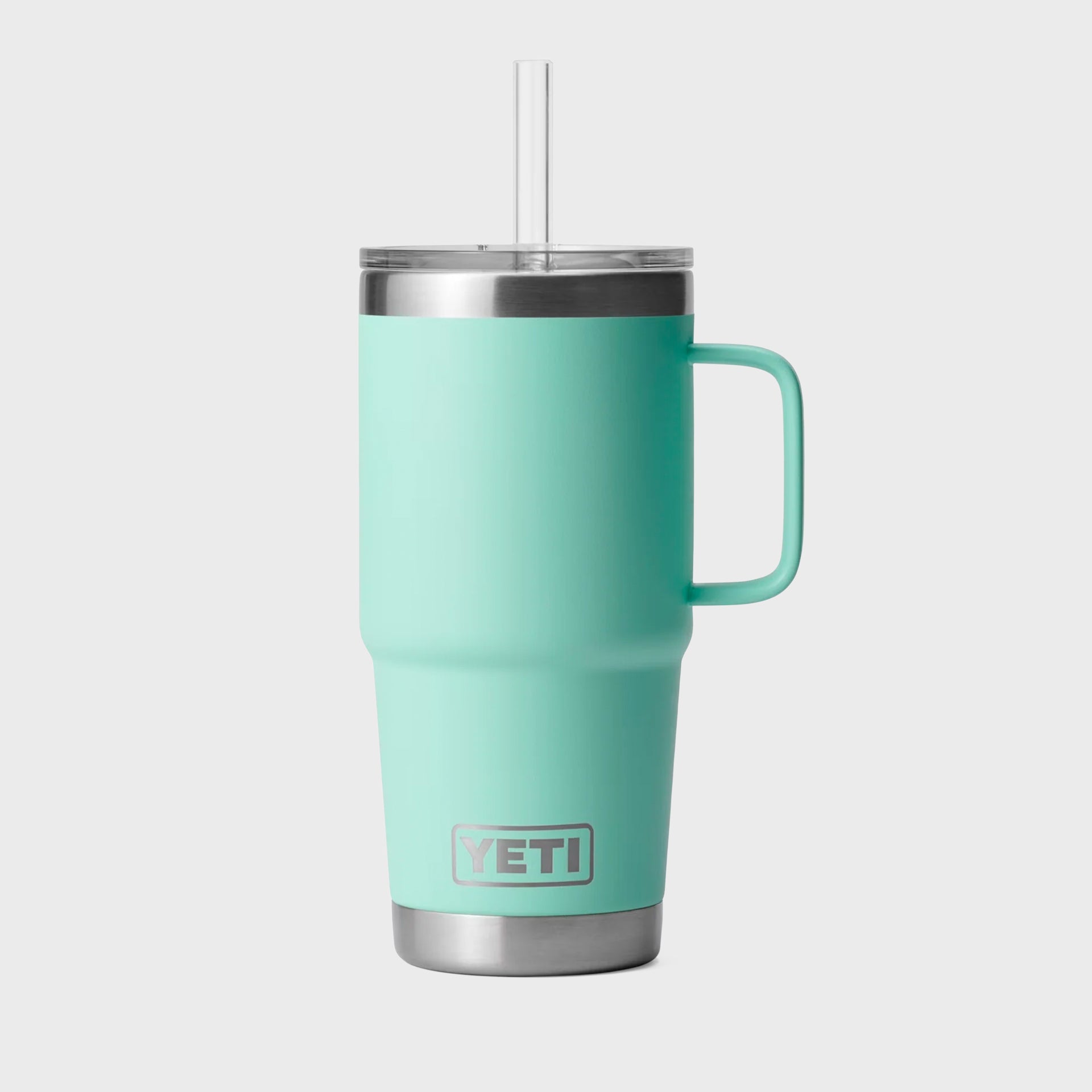 Yeti Rambler 25 oz (710 ml) Mug with Straw Cap - Seafoam - ManGo Surfing