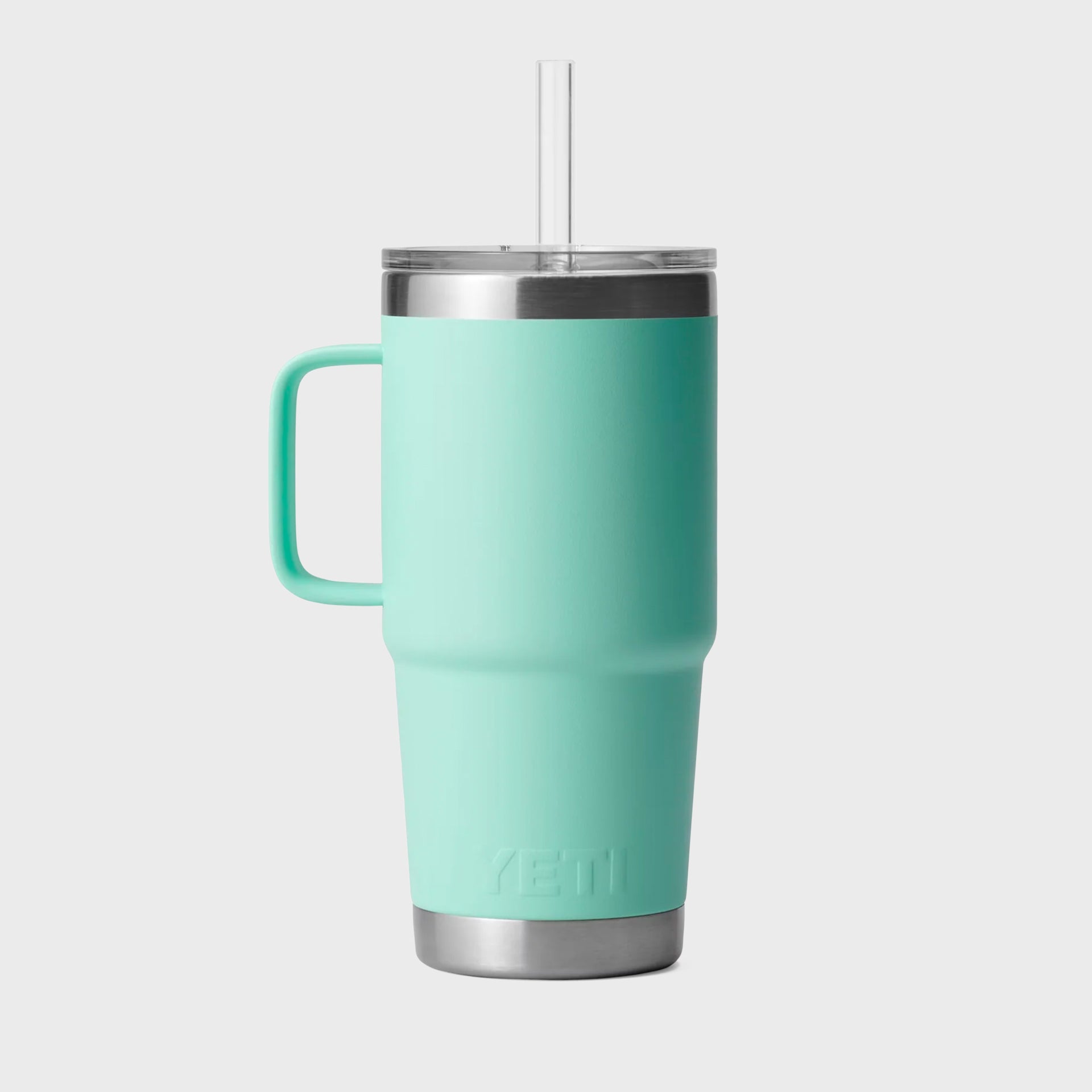 Yeti Rambler 25 oz (710 ml) Mug with Straw Cap - Seafoam - ManGo Surfing