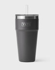 Yeti Rambler 26 oz (760 ml) Straw Cup - Charcoal - ManGo Surfing