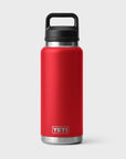 Yeti Rambler 36 oz (1065 ml) Bottle with Chug Cap - Rescue Red - ManGo Surfing