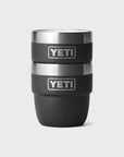 Yeti Rambler 4 oz Stackable Espresso Cups (2 Pack) - Black - ManGo Surfing