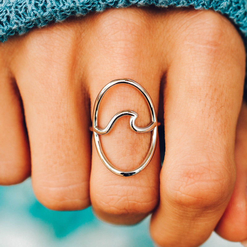 Large Wave Ring | Silver - ManGo Surfing