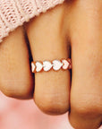 Love Hearts Band Ring - ManGo Surfing