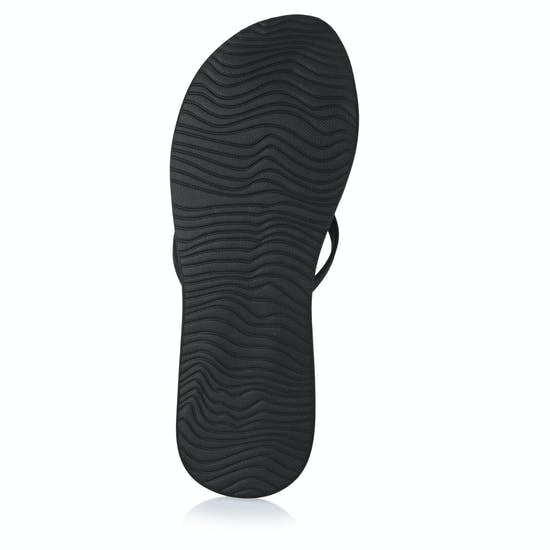 Womens Bliss Nights Flip Flops / Black - ManGo Surfing